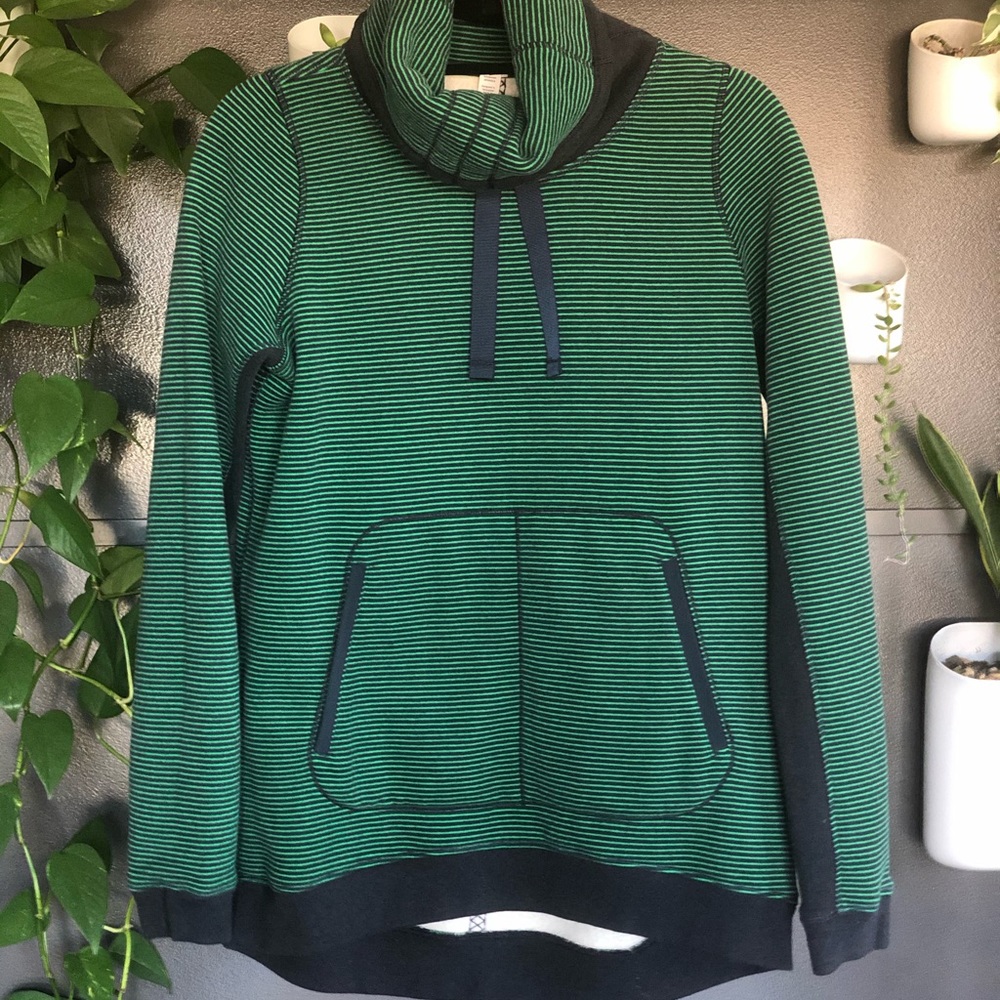 Lululemon Striped Funnel Pullover Sweatshirt - 6